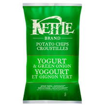 Kettle Brand Potato Chips - Yogurt & Green Onion (220 g)